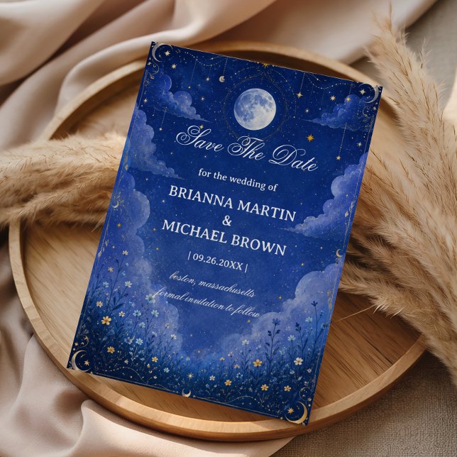 Celestial Moonlit Romantic Save The Date (Creator Uploaded)