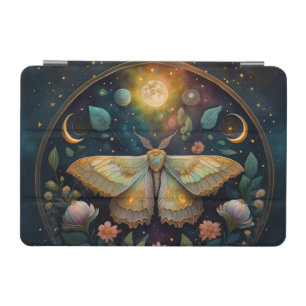 Celestial Moth and Full Moon – Enchanted Night iPad Mini Cover