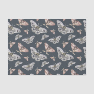 Celestial Moth Butterfly Pattern Tissue Paper