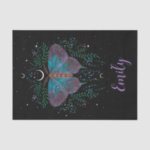 Celestial Moth Personalized Tissue Paper