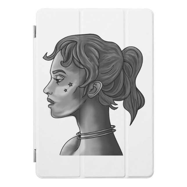 Celestial Muse Minimalist Tablet Case (Front)