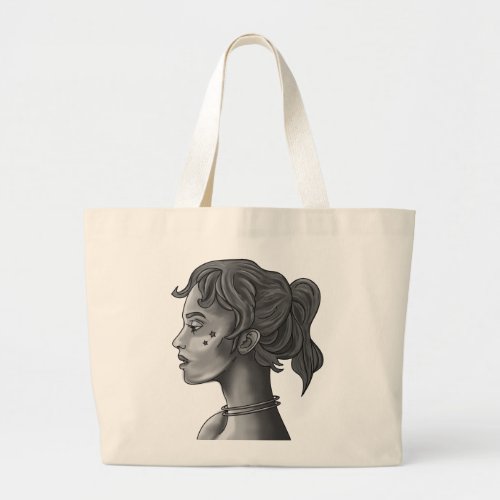 Celestial Muse Minimalist Tote Bag