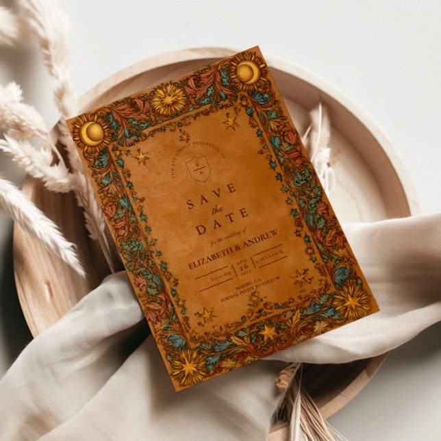 Celestial Mystic Baroque Wedding Save The Date (Creator Uploaded)