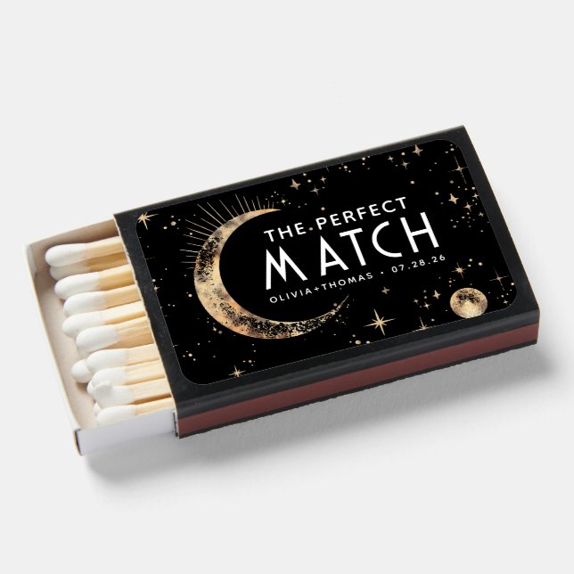 Celestial Mystical Black The Perfect Match Wedding (Front Open)