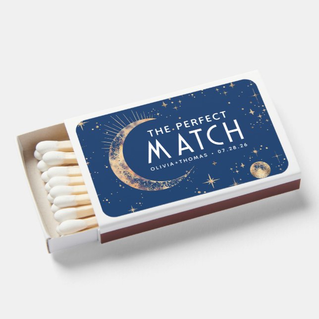 Celestial Mystical Blue The Perfect Match Wedding (Front Open)