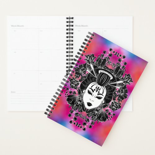 CELESTIAL MYSTICAL JAPANESE GEISHA SPIRIT  PLANNER