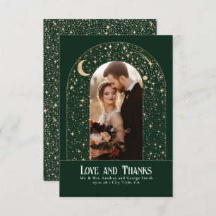 Celestial & Mystical Starry Night Thank You Photo