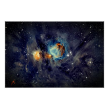 Celestial Nebula Dreamscape Poster