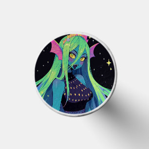 Celestial Neon Mermaid — Kawaii Cosmic Siren Vibes Golf Tees