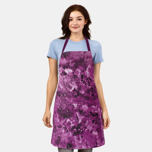 Celestial Nexus Galaxy Color Palette  Cosmo Pink Apron