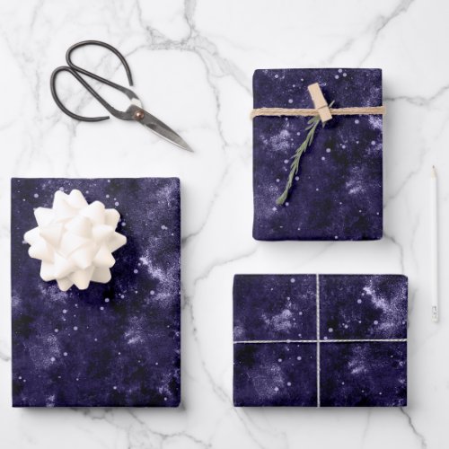 Celestial Nexus Galaxy Color Palette  Galaxy Wrapping Paper Sheets