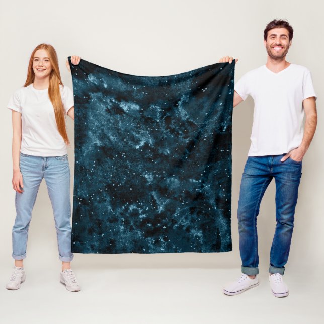 Celestial Nexus Galaxy Color Palette | Tidal Fleece Blanket (In Situ)
