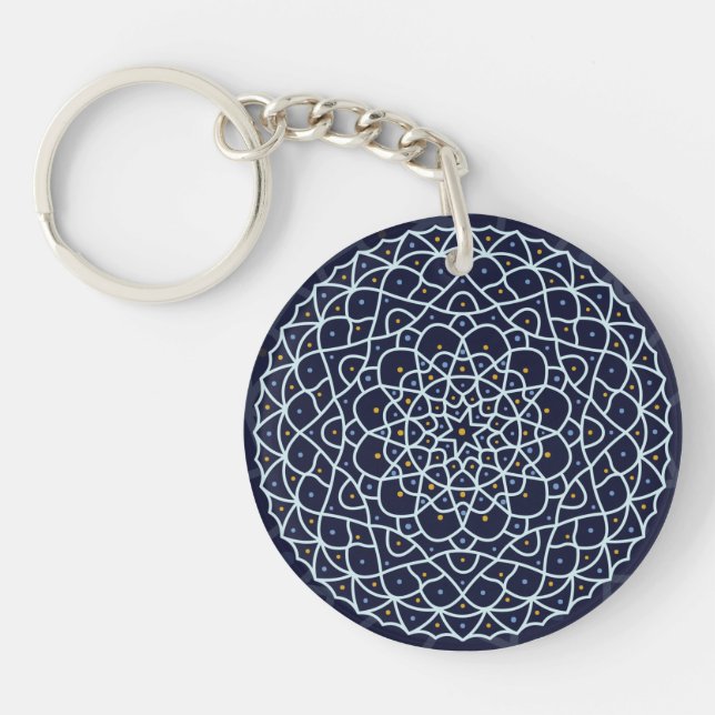 Celestial Night Acrylic Keychain (Front)