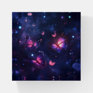 Celestial Night Butterfly Garden Paperweight