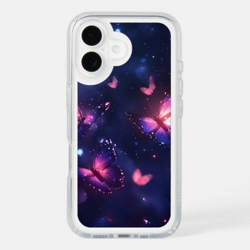Celestial Night Butterfly Garden iPhone 16 Case