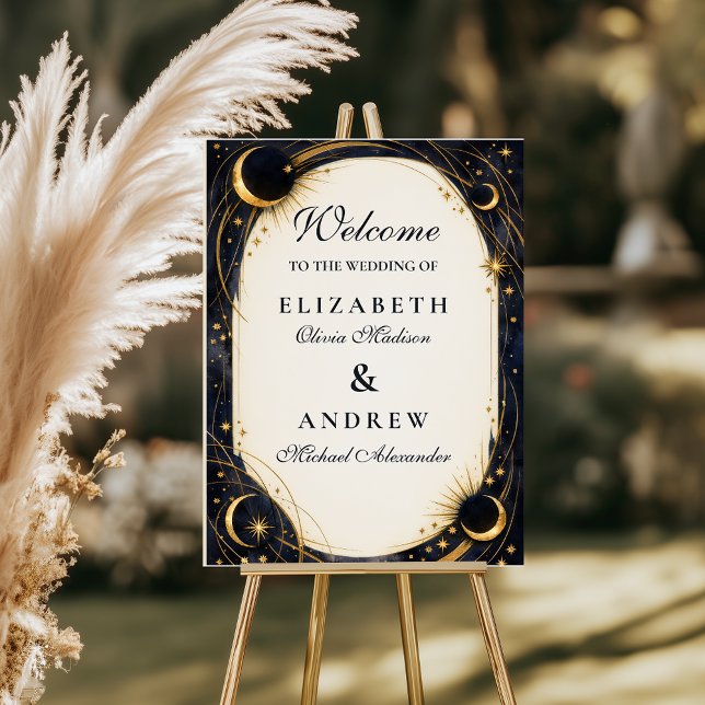 Celestial Night Garden Wedding Foam Board (Creator Uploaded)
