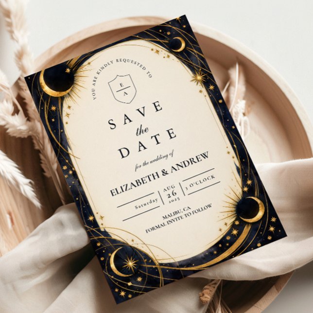 Celestial Night Garden Wedding Save The Date (Creator Uploaded)