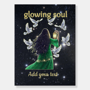 Celestial Night Sky And Galaxy Pattern Foam Board