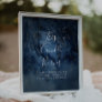 Celestial Night Sky | Gold This Candle Burns Sign