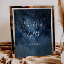 Celestial Night Sky | Silver Cards and Gifts Sign
