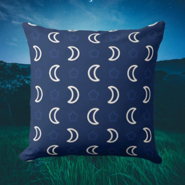 Celestial Night Sky Throw Pillow (Creator Uploaded)