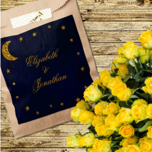Celestial Night Sky Wedding Favor Bag