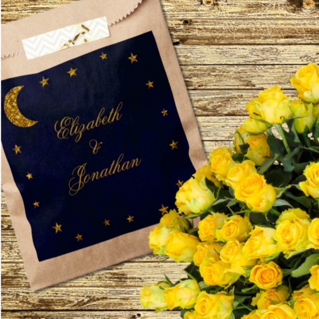Celestial Night Sky Wedding Favor Bag (Creator Uploaded)