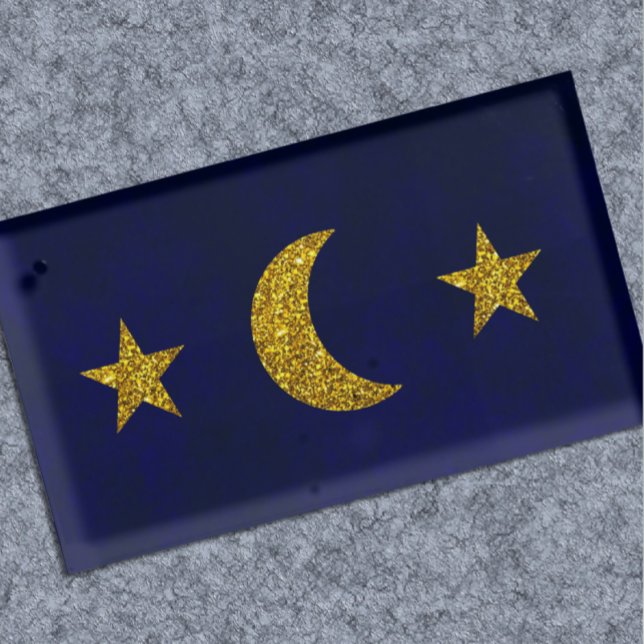 Celestial Night Sky Wedding Place Card Holder (Creator Uploaded)