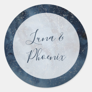 Celestial Night Sky With Frame Envelope Seals