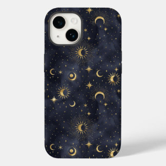 Celestial Night sky with stars sun moon Case-Mate Case-Mate iPhone 14 Case