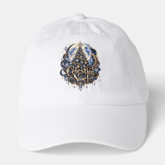 Celestial Noel Moon and Stars Hat