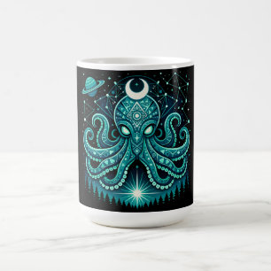 Celestial Octopus – Cosmic Intelligence Wildlife Coffee Mug