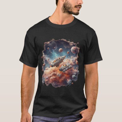 Celestial Odyssey Collection Gravity_defying Spac T_Shirt