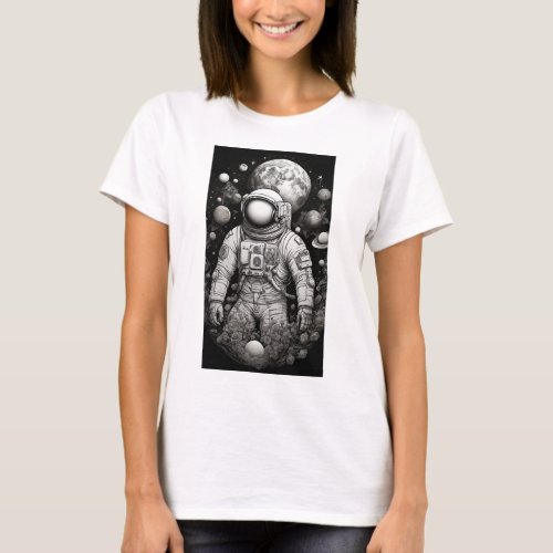 Celestial Odyssey Cosmic_Inspired T_Shirt Designs