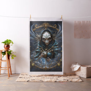 Celestial Oracle – Guardian Between the Stars.  Fabric