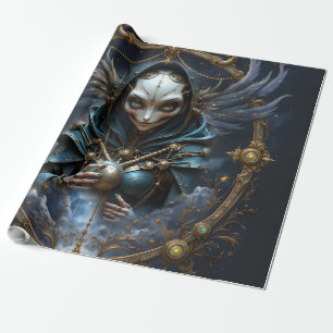 Celestial Oracle – Guardian Between the Stars. Wrapping Paper