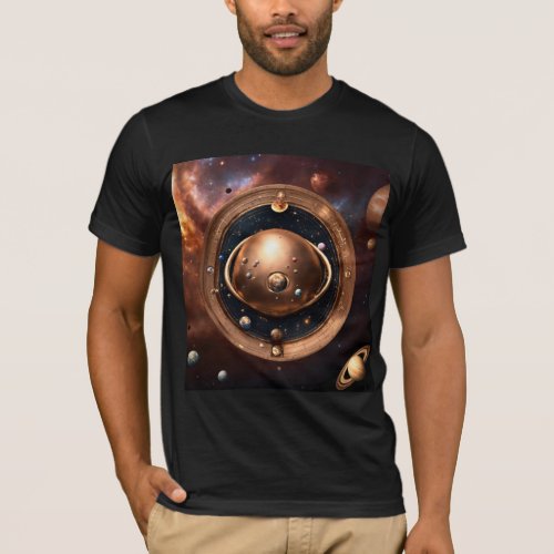Celestial Orbits Gravity_Inspired Planets and Moo T_Shirt