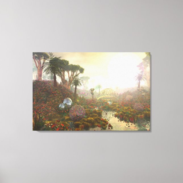 Celestial Park - by Jurgen Ziewe Canvas Print (Front)