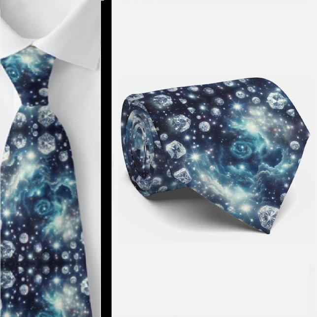 Celestial Pattern Diamond Neck Tie (Creator Uploaded)
