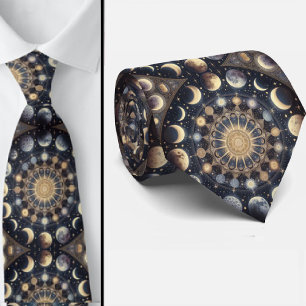 Celestial Pattern Neck Tie
