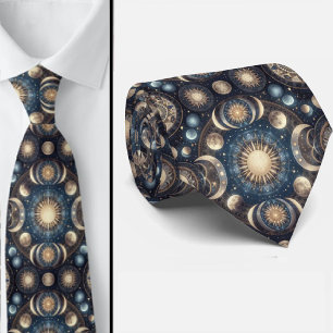 Celestial Pattern Neck Tie