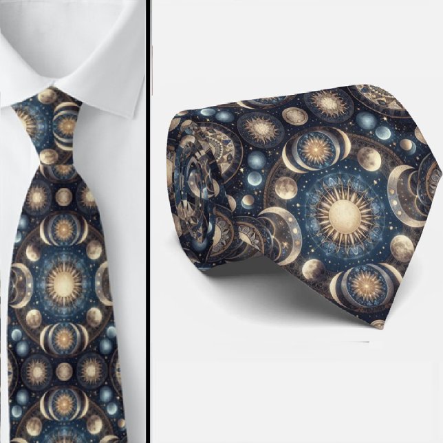 Celestial Pattern  Neck Tie (Creator Uploaded)