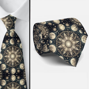 Celestial Pattern Neck Tie