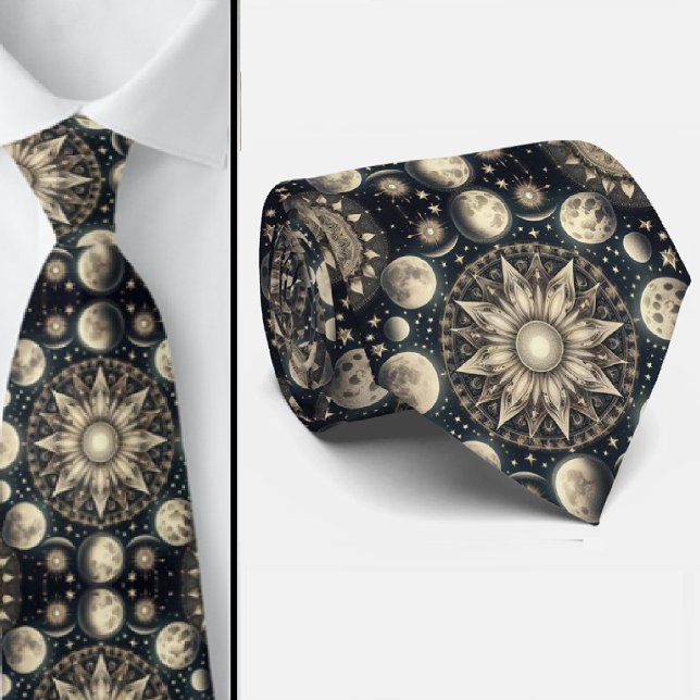 Celestial Pattern  Neck Tie (Creator Uploaded)