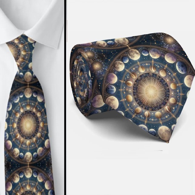 Celestial Pattern  Neck Tie (Creator Uploaded)