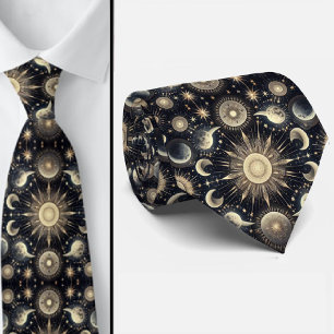 Celestial Pattern Neck Tie