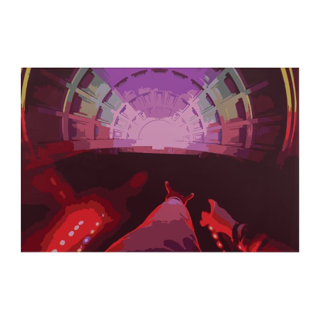 Celestial Pavilion Acrylic Print (Front)