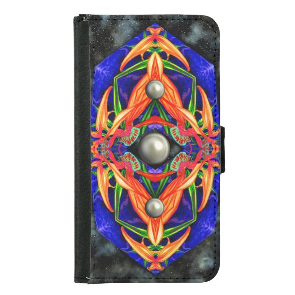 Celestial Pearls Samsung Galaxy Wallet Case