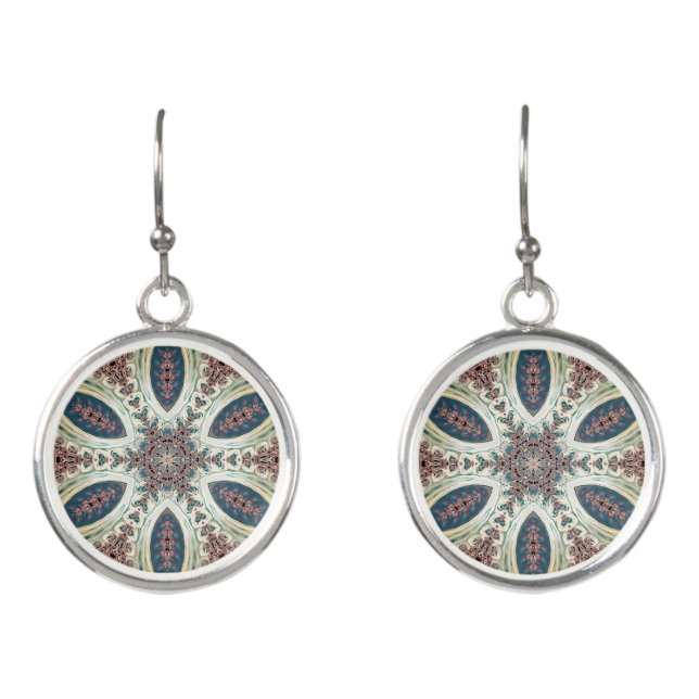 Celestial Petals of Infinity Earrings (Front)