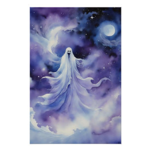 Celestial Phantasm - Enigmatic Ghost Poster